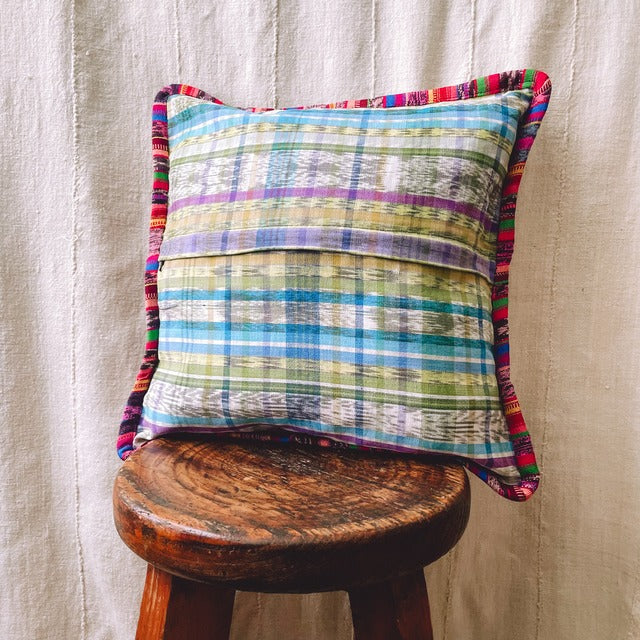 Huipil Cushion Cover #11 (40×40㎝)/グアテマラ ウィピル クッションカバー