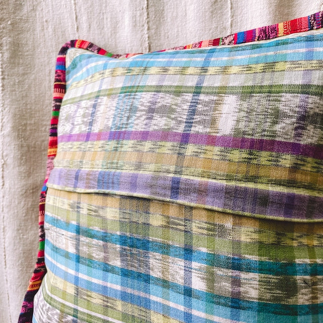 Huipil Cushion Cover #11 (40×40㎝)/グアテマラ ウィピル クッションカバー