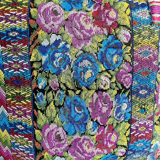 Huipil Cushion Cover # (50×50㎝)/グアテマラ ウィピル クッションカバー