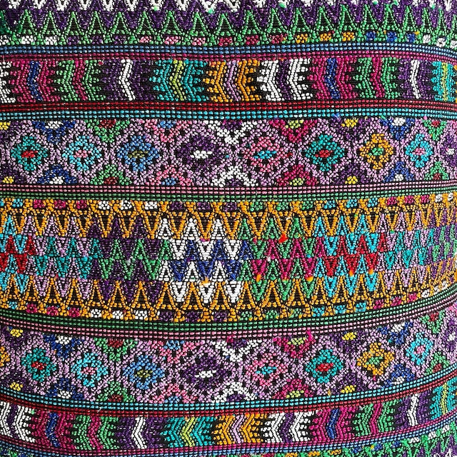 Huipil Cushion Cover #2 (50×50㎝)/グアテマラ ウィピル クッションカバー
