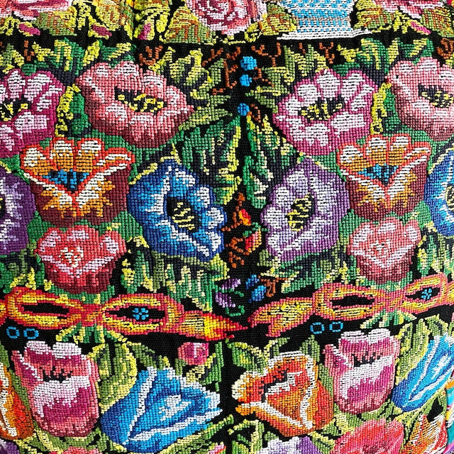 Huipil Cushion Cover #11 (50×50㎝)/グアテマラ ウィピル クッションカバー