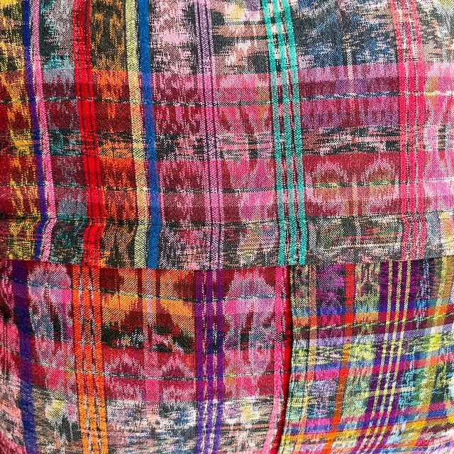Huipil Cushion Cover #11 (50×50㎝)/グアテマラ ウィピル クッションカバー