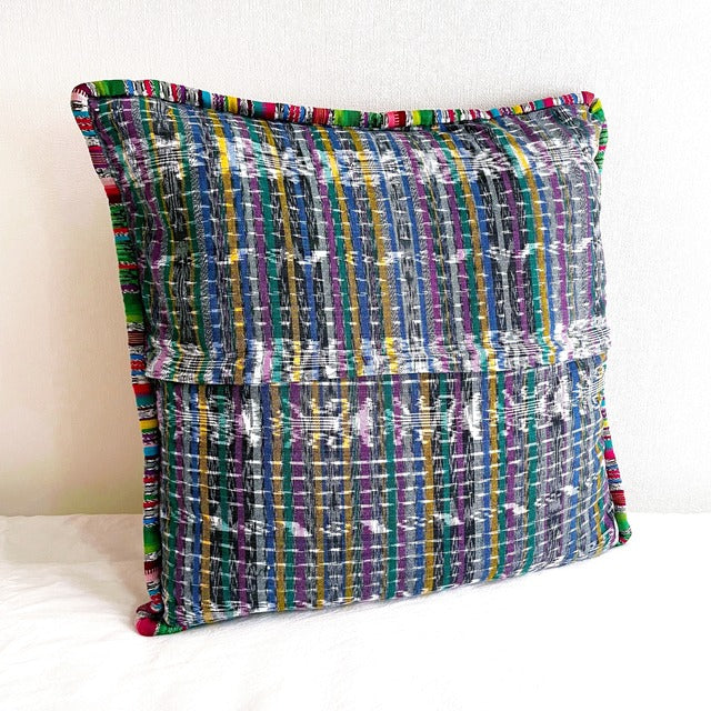 Huipil Cushion Cover #6 (50×50㎝)/グアテマラ ウィピル クッションカバー