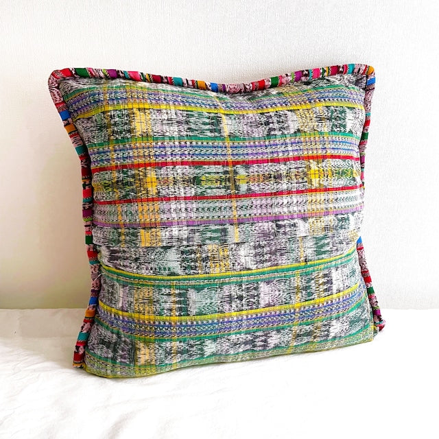 Huipil Cushion Cover #7 (50×50㎝)/グアテマラ ウィピル クッションカバー