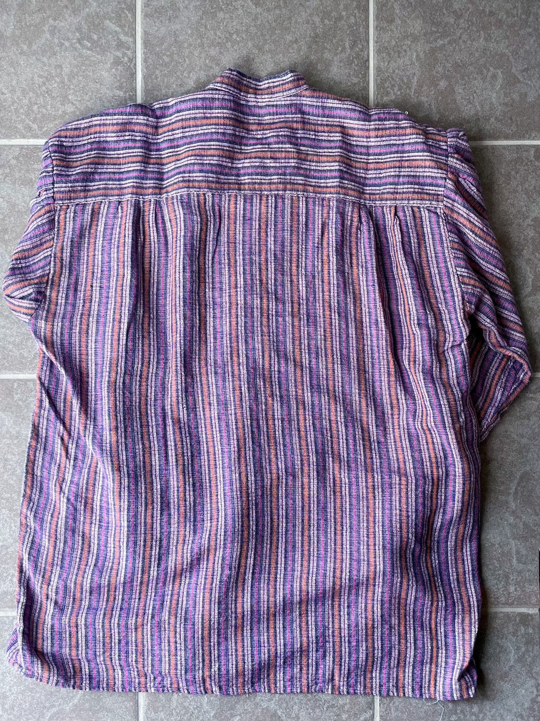 Striped Shirt #1/エクアドル コットン ストライプ シャツ トップス