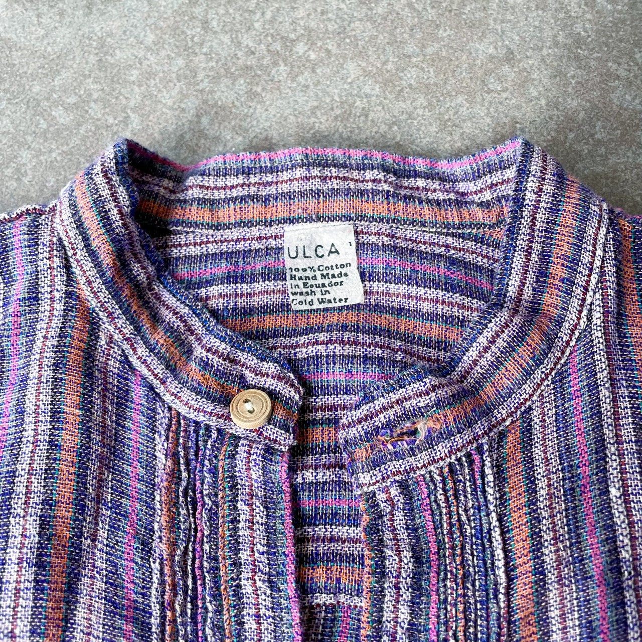 Striped Shirt #1/エクアドル コットン ストライプ シャツ トップス