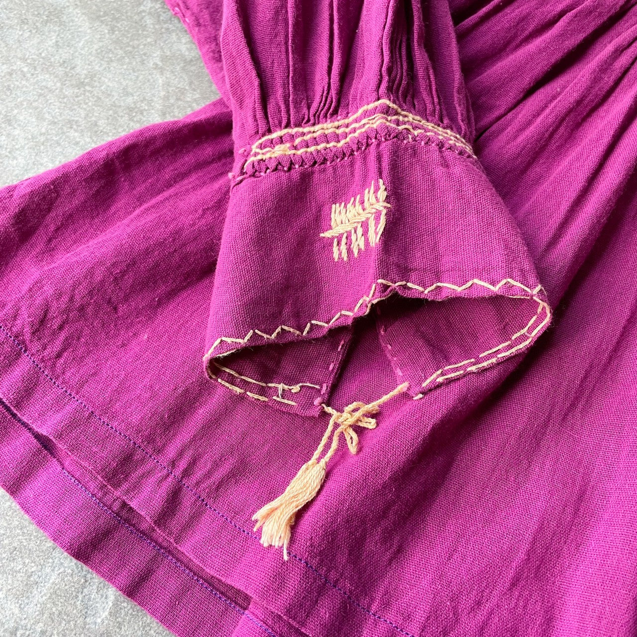 Mexican Embroidery Blouse #3/メキシコ 刺繍 ブラウス トップス