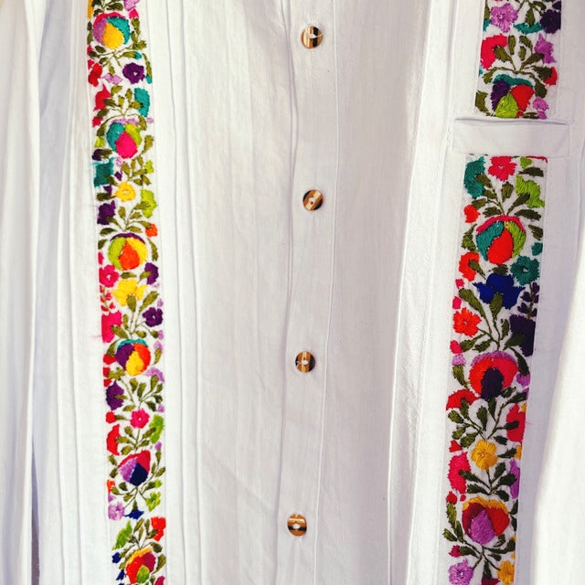 San Antonino Shirt A/サンアントニーノ メキシコ刺繍 シャツ