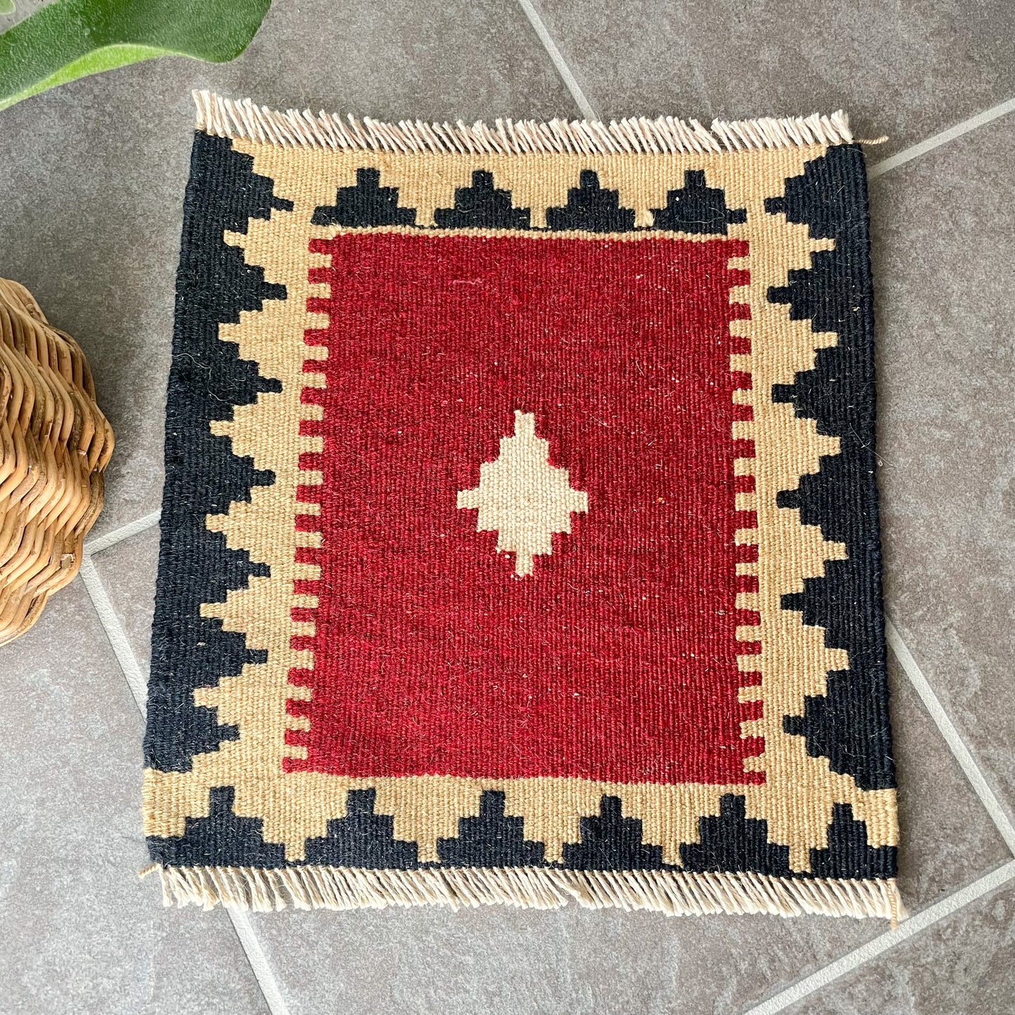 Old Kilim Mini Rug #6/オールド キリム ミニ ラグ 絨毯