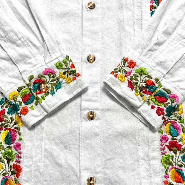 San Antonino Shirt F/サンアントニーノ メキシコ刺繍 シャツ