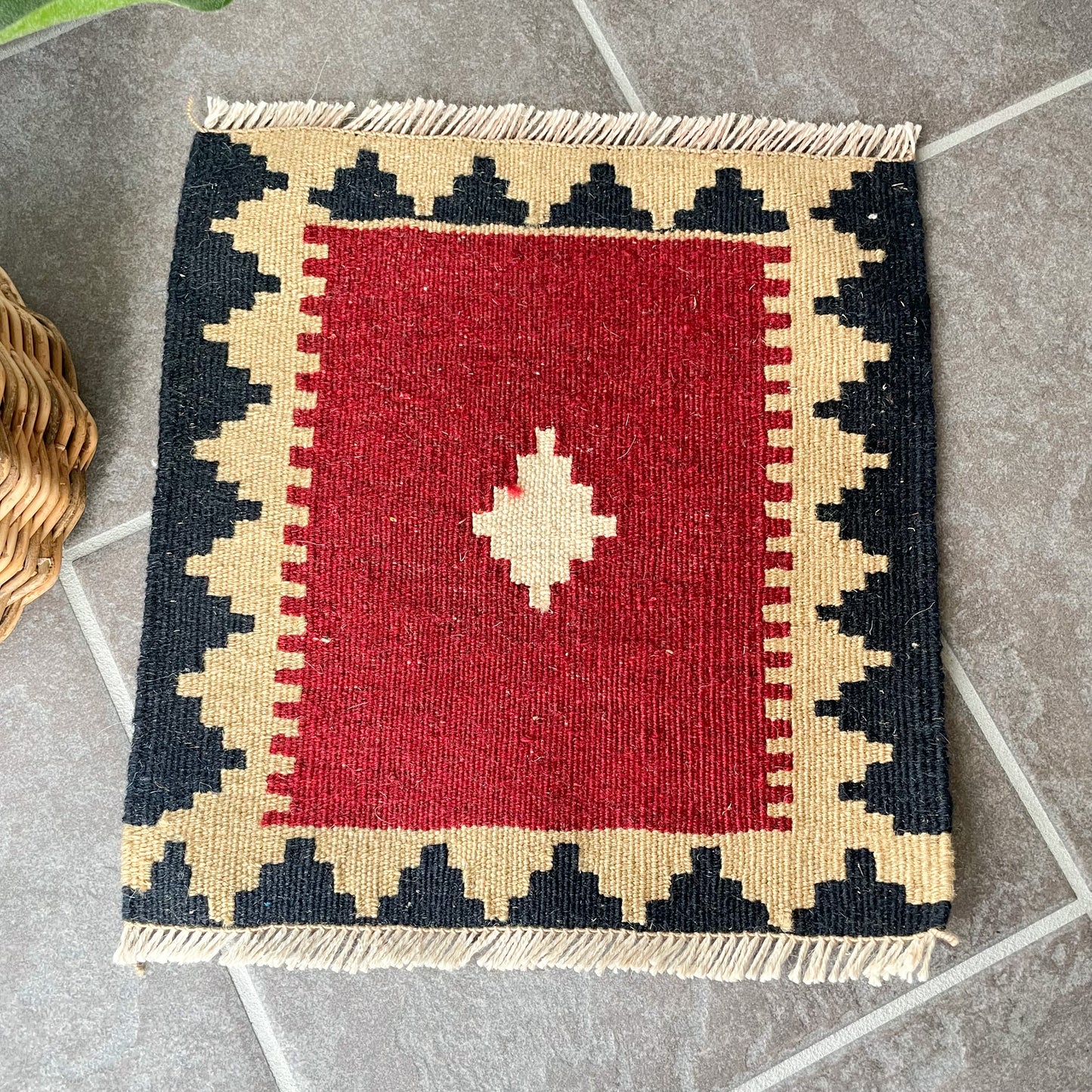 Old Kilim Mini Rug #6/オールド キリム ミニ ラグ 絨毯