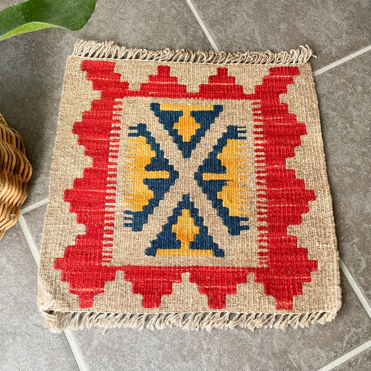 Old Kilim Mini Rug #9/オールド キリム ミニ ラグ 絨毯