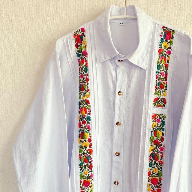 San Antonino Shirt F/サンアントニーノ メキシコ刺繍 シャツ