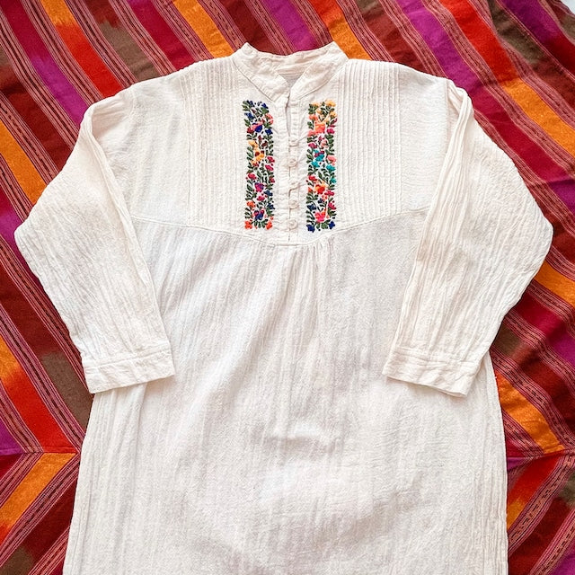 San Antonino Long Top A/サンアントニーノ メキシコ刺繍 チュニック