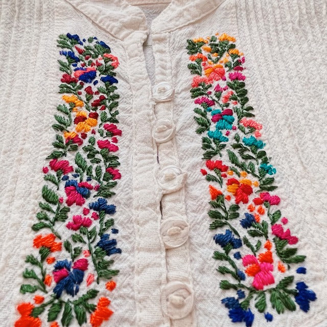 San Antonino Long Top A/サンアントニーノ メキシコ刺繍 チュニック