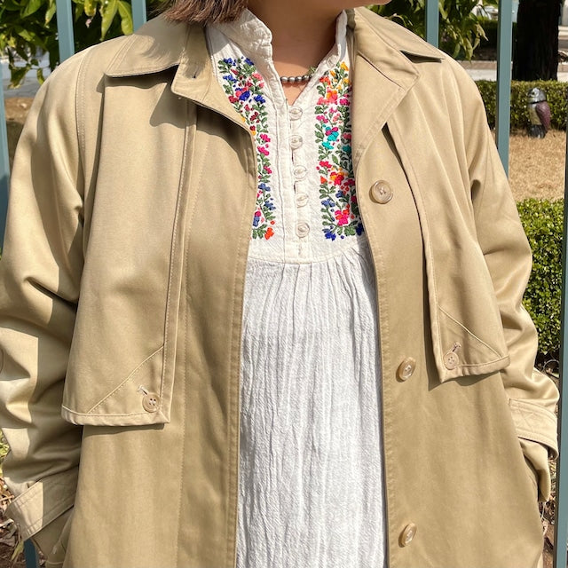 San Antonino Long Top A/サンアントニーノ メキシコ刺繍 チュニック