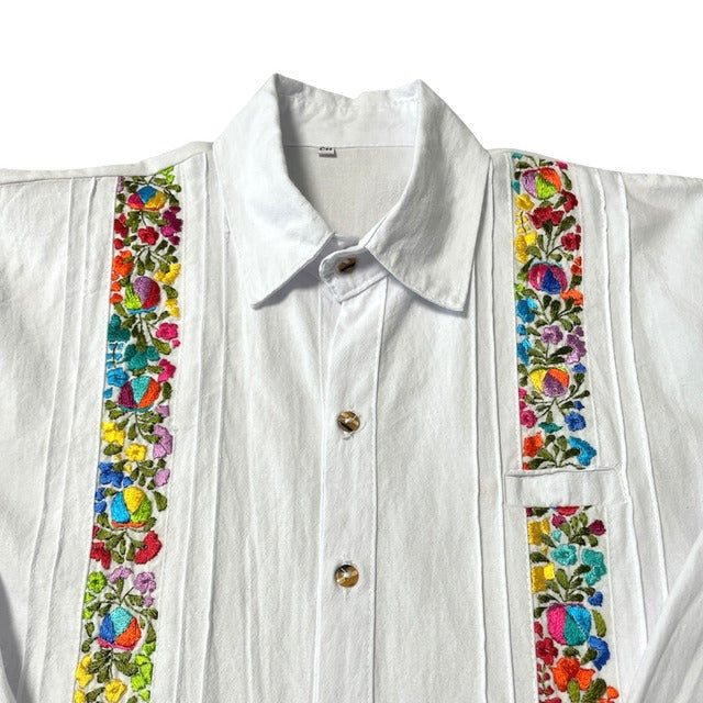 San Antonino Shirt C/サンアントニーノ メキシコ刺繍 シャツ