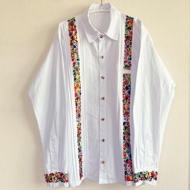 San Antonino Shirt A/サンアントニーノ メキシコ刺繍 シャツ
