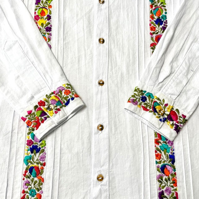 San Antonino Shirt A/サンアントニーノ メキシコ刺繍 シャツ