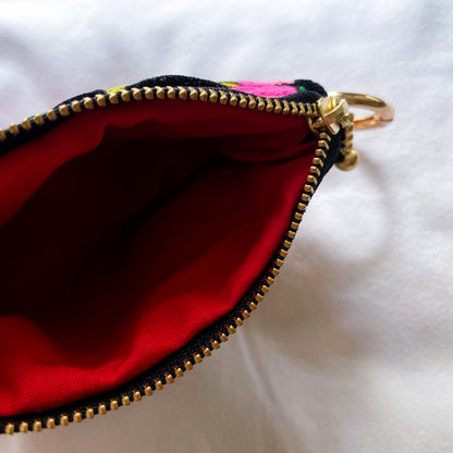 Oaxaca Embroidery Mini Pouch #3／メキシコ刺繍 オアハカ ポーチ