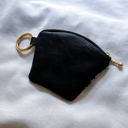 Mexican Embroidery Mini Pouch #8／メキシコ刺繍 サンアントニーノ ポーチ airpods ケース