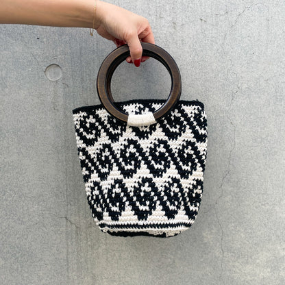 Remake Crochet Bag (S) #3／グアテマラクロシェバッグ Sサイズ