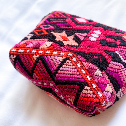 Huipil Mini Pouch #2／グアテマラ ウィピル  ポーチ AirPods ケース