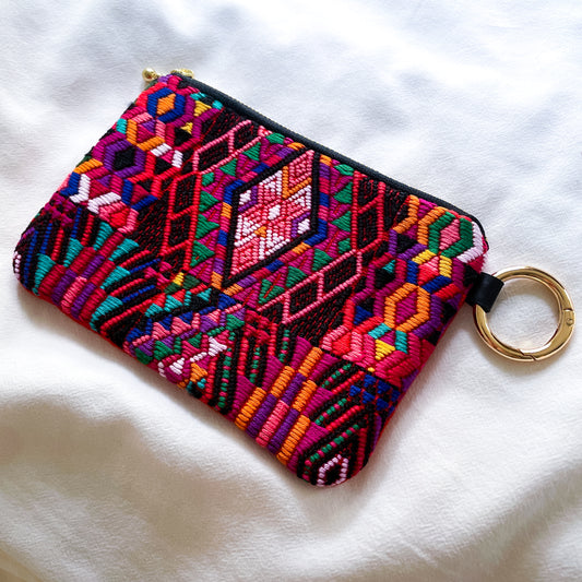 Huipil Pouch #3／グアテマラ ウィピル  ポーチ ペンケース