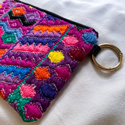 Huipil Pouch #4／グアテマラ ウィピル  ポーチ ペンケース