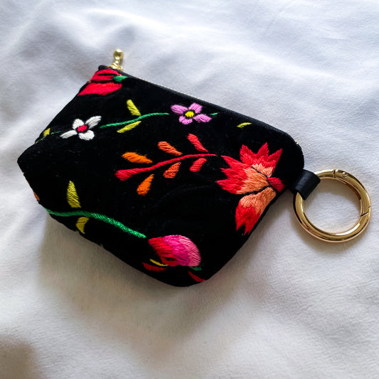 Oaxaca Embroidery Mini Pouch #2／メキシコ刺繍 オアハカ ポーチ