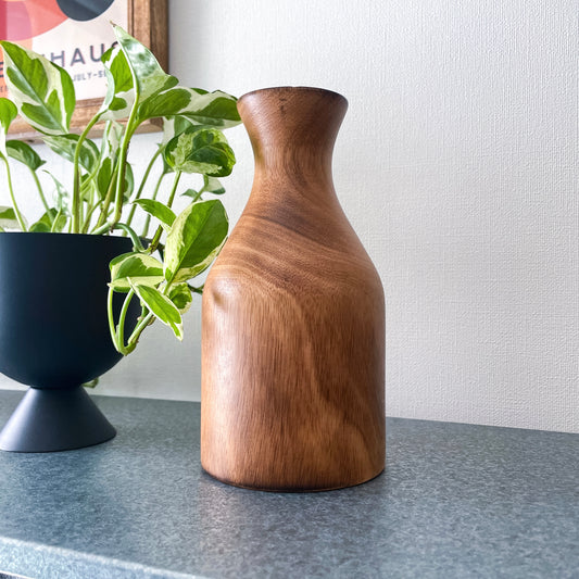 Mango Wood Vase／マンゴーウッド 木製 花瓶 フラワーベース