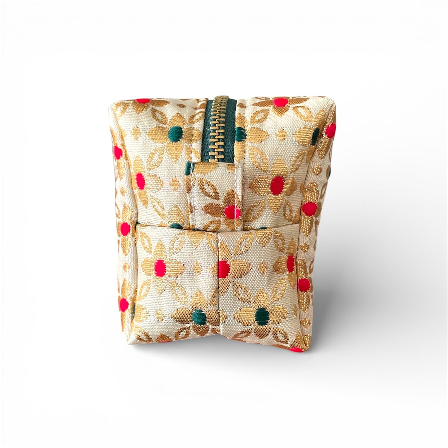 India Silk Print Pouch #2