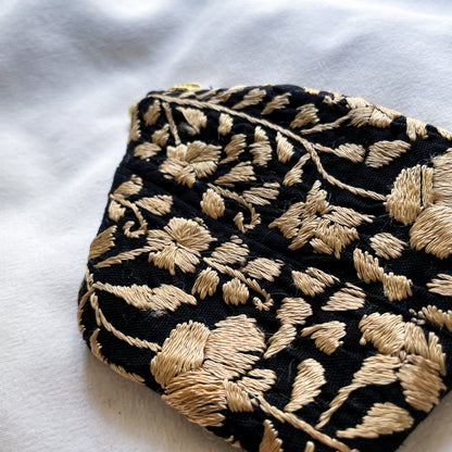 Mexican Embroidery Mini Pouch #10／メキシコ刺繍 サンアントニーノ ポーチ airpods ケース
