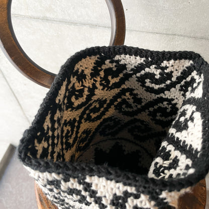 Remake Crochet Bag (S) #3／グアテマラクロシェバッグ Sサイズ