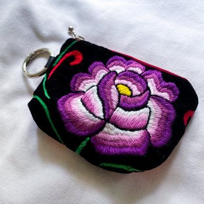 Oaxaca Embroidery Mini Pouch #4／メキシコ刺繍 オアハカ ポーチ