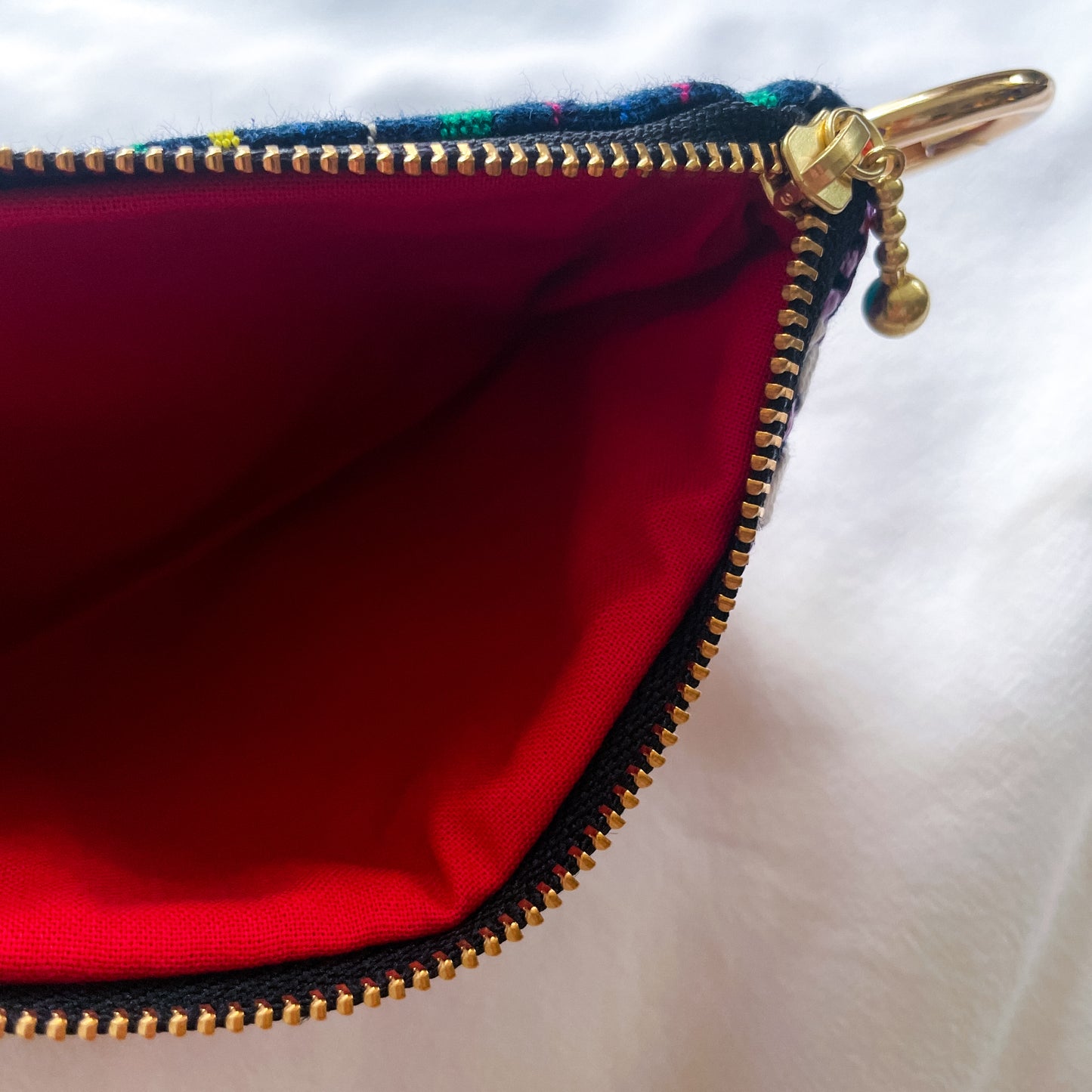 Huipil Pouch #1／グアテマラ ウィピル  ポーチ ペンケース