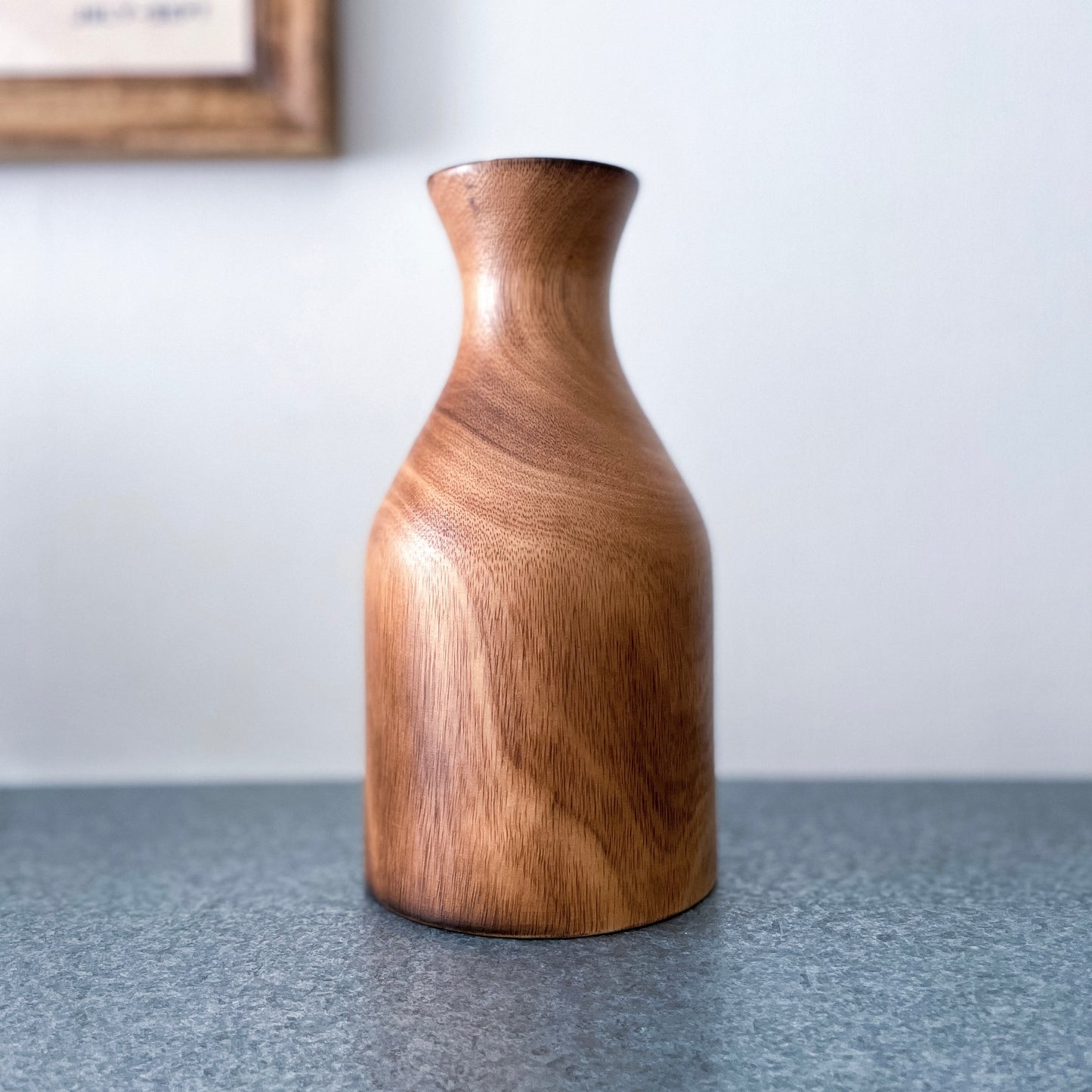 Mango Wood Vase／マンゴーウッド 木製 花瓶 フラワーベース