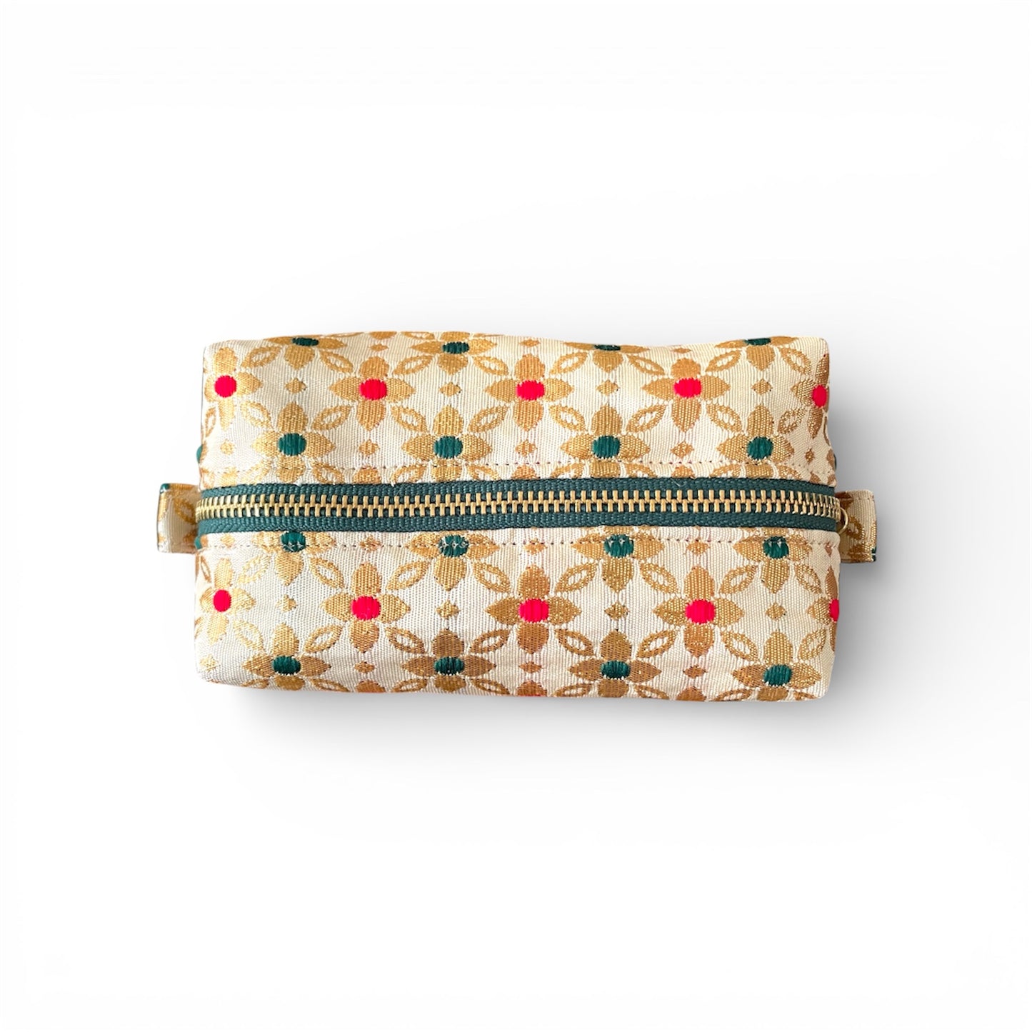 India Silk Print Pouch #2