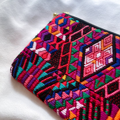 Huipil Pouch #3／グアテマラ ウィピル  ポーチ ペンケース