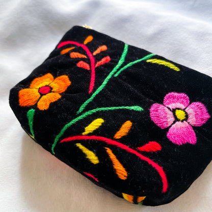Oaxaca Embroidery Mini Pouch #1／メキシコ刺繍 オアハカ ポーチ