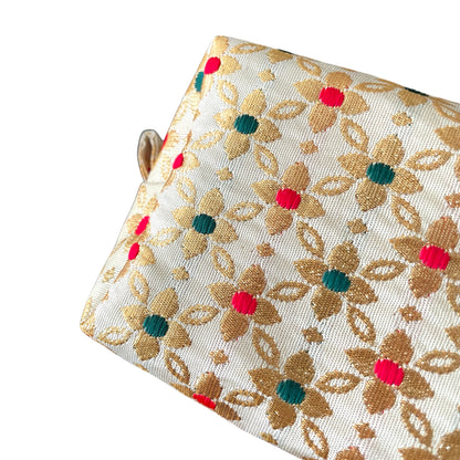 Printed India Silk Pouch #2