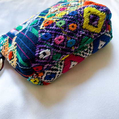 Huipil Mini Pouch #4／グアテマラ ウィピル  ポーチ AirPods ケース