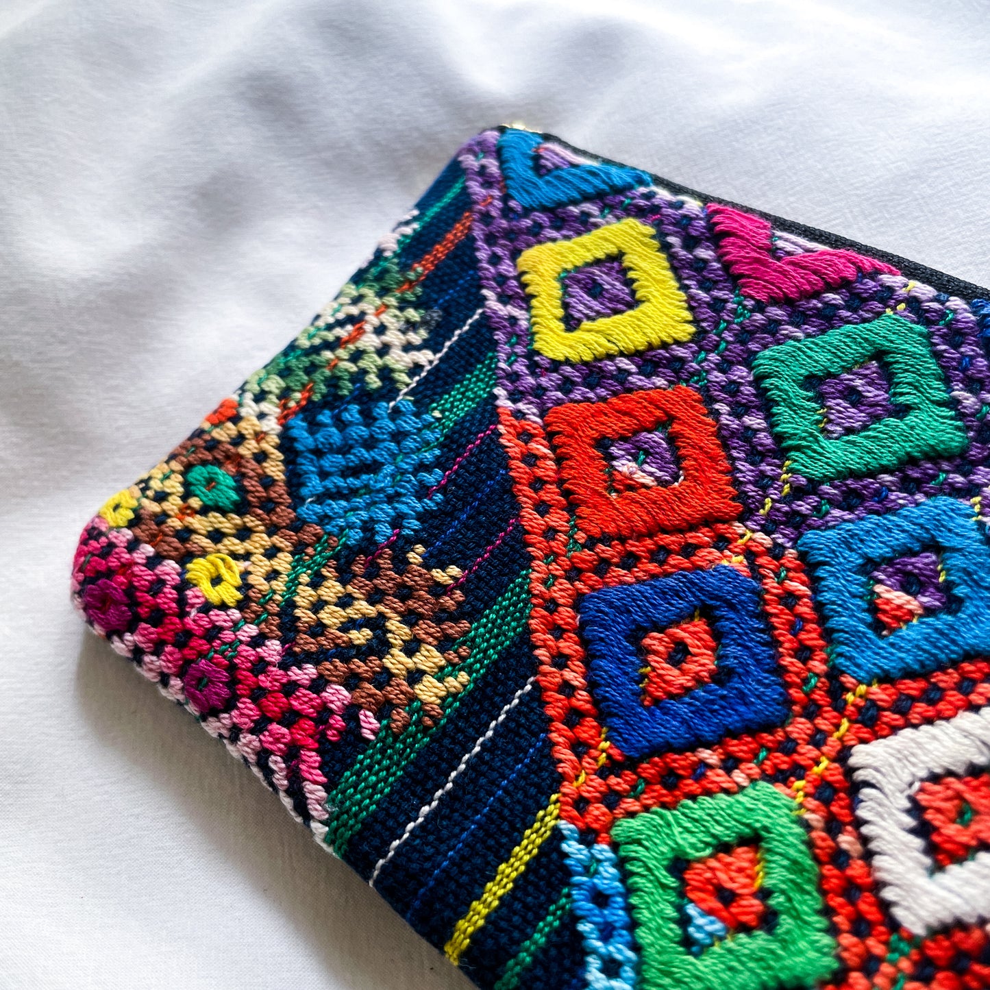 Huipil Pouch #1／グアテマラ ウィピル  ポーチ ペンケース