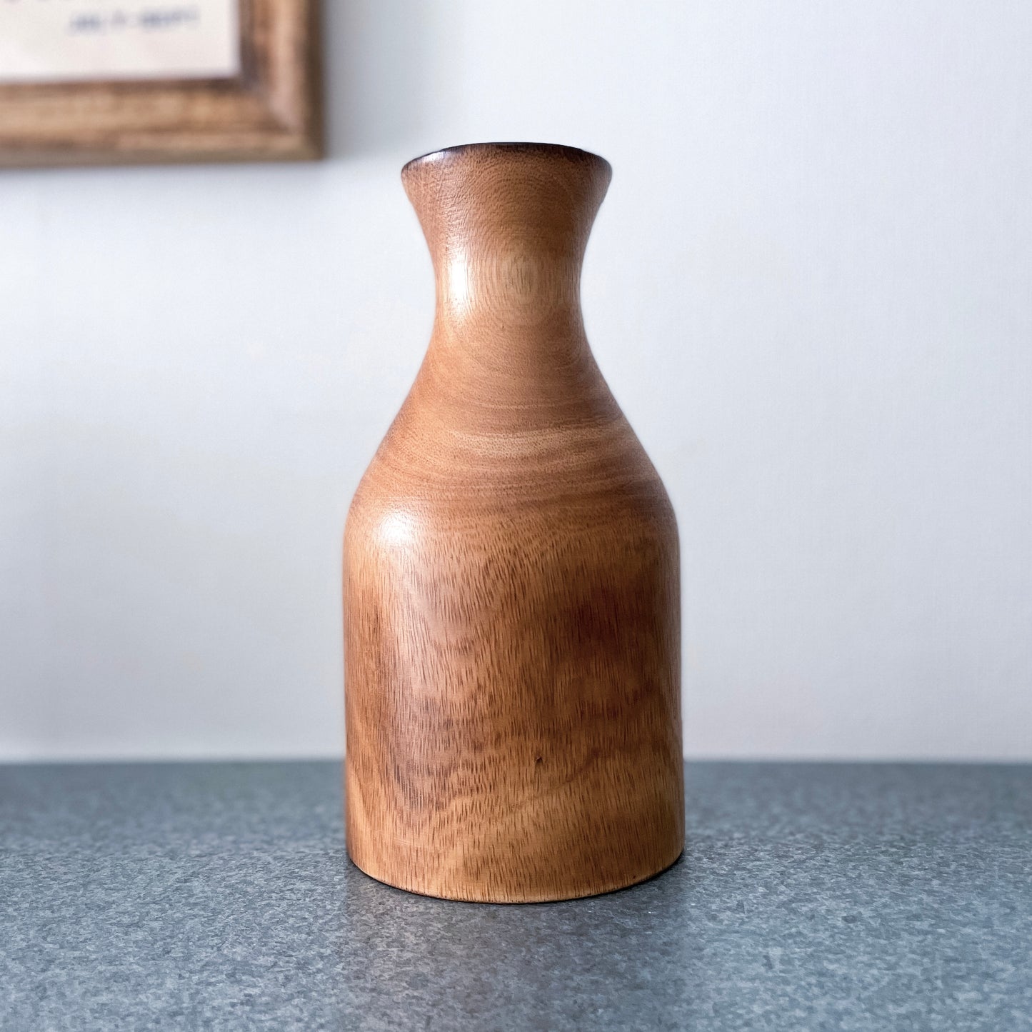 Mango Wood Vase／マンゴーウッド 木製 花瓶 フラワーベース