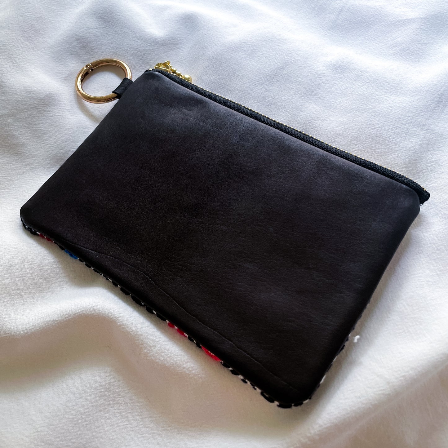 Mexican Embroidery Pouch #3／メキシコ刺繍 ララインサール ポーチ airpods ケース