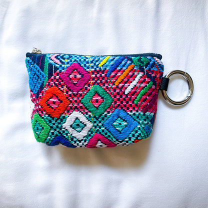Huipil Mini Pouch #4／グアテマラ ウィピル  ポーチ AirPods ケース