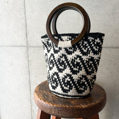 Remake Crochet Bag (S) #3／グアテマラクロシェバッグ Sサイズ