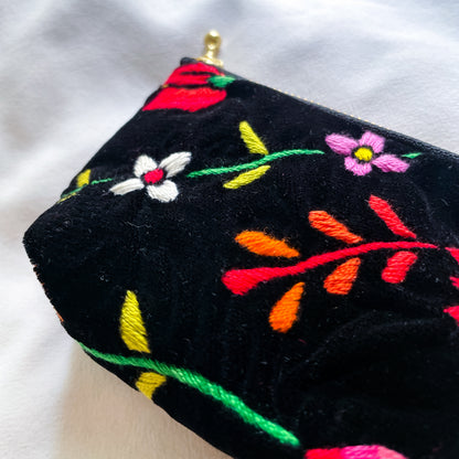 Oaxaca Embroidery Mini Pouch #2／メキシコ刺繍 オアハカ ポーチ