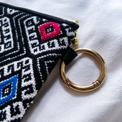 Mexican Embroidery Pouch #2／メキシコ刺繍 ララインサール ポーチ airpods ケース