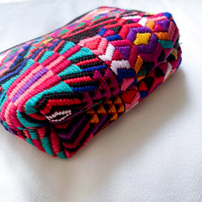 Huipil Mini Pouch #1／グアテマラ ウィピル  ポーチ AirPods ケース